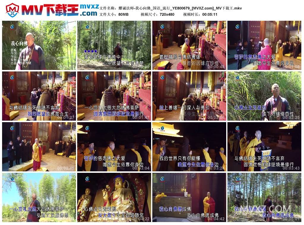 耀诚法师-我心向佛_国语_流行_YE800679